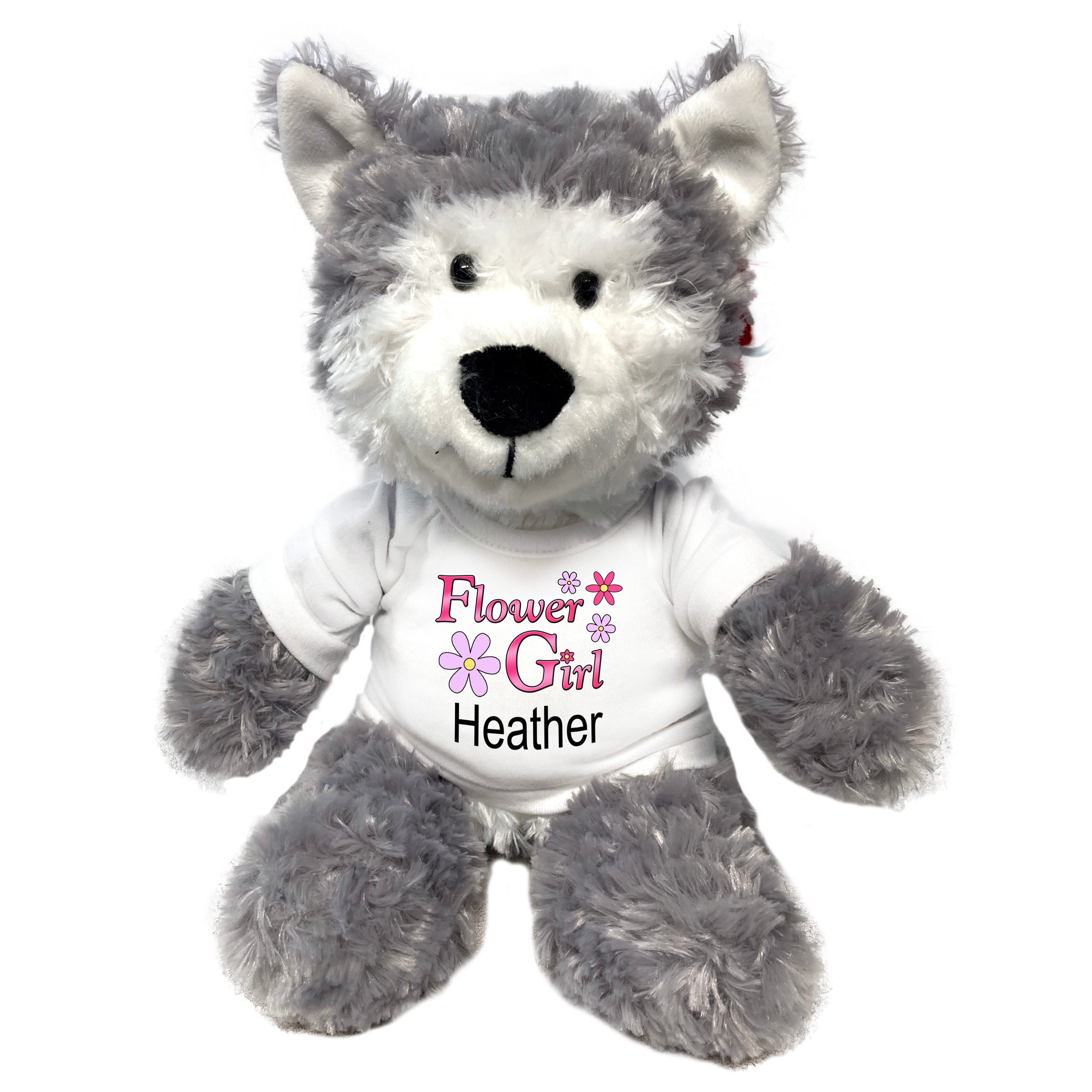 Flower girl stuffed store animal