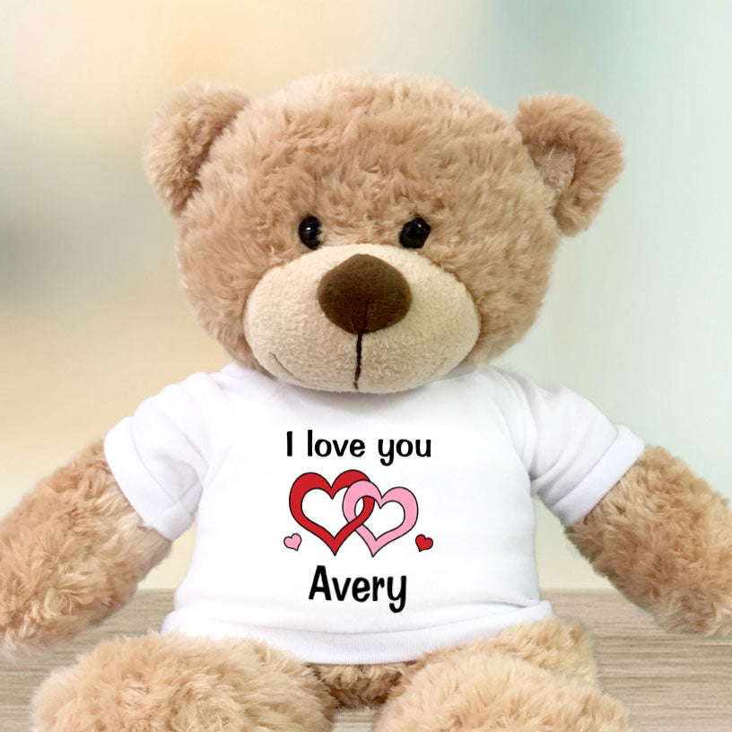 Personalized Valentine teddy bears and Stuffed animals are a perfect way to say I Love You