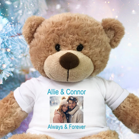 Personalized Teddy Bears and Stuffed Animals with your logo, photo, or text make great gifts for any occasion