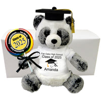 Personalized Graduation Panda Gift Set - 11" Ping Panda - Class of 2025