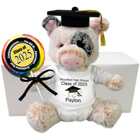 Personalized Graduation Pig Gift Set - 11" Percy Pig - Class of 2025