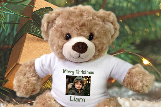 Personalized Christmas Teddy Bears and Stuffed Animals