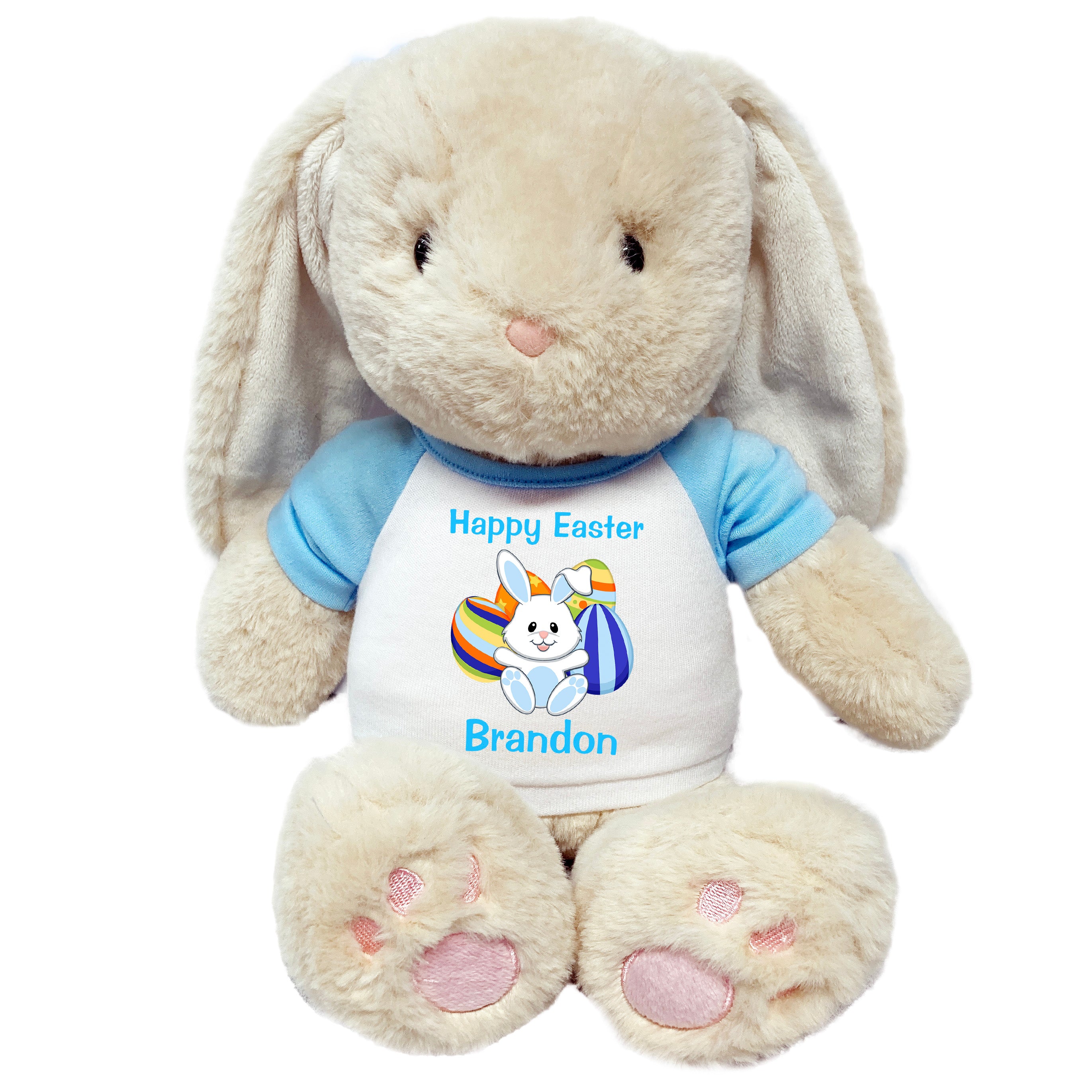 Personalized store plush bunny