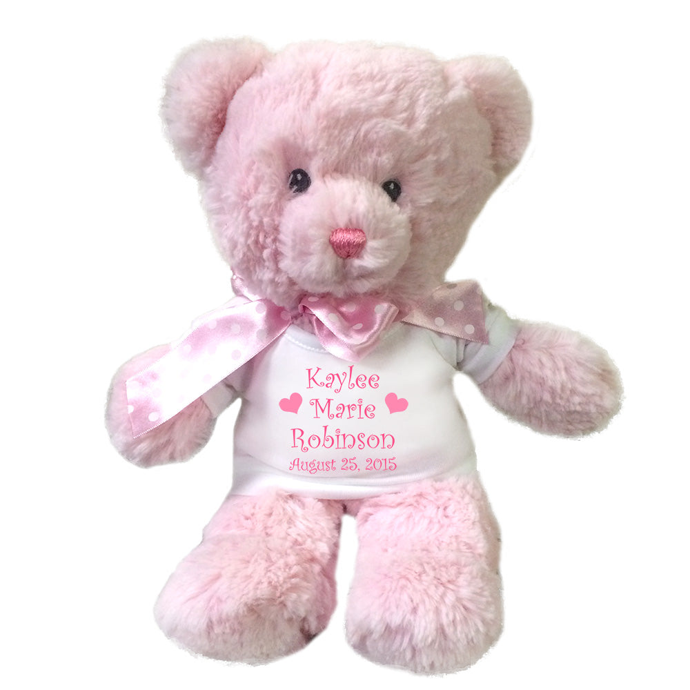 Pink teddy 2024 bear names