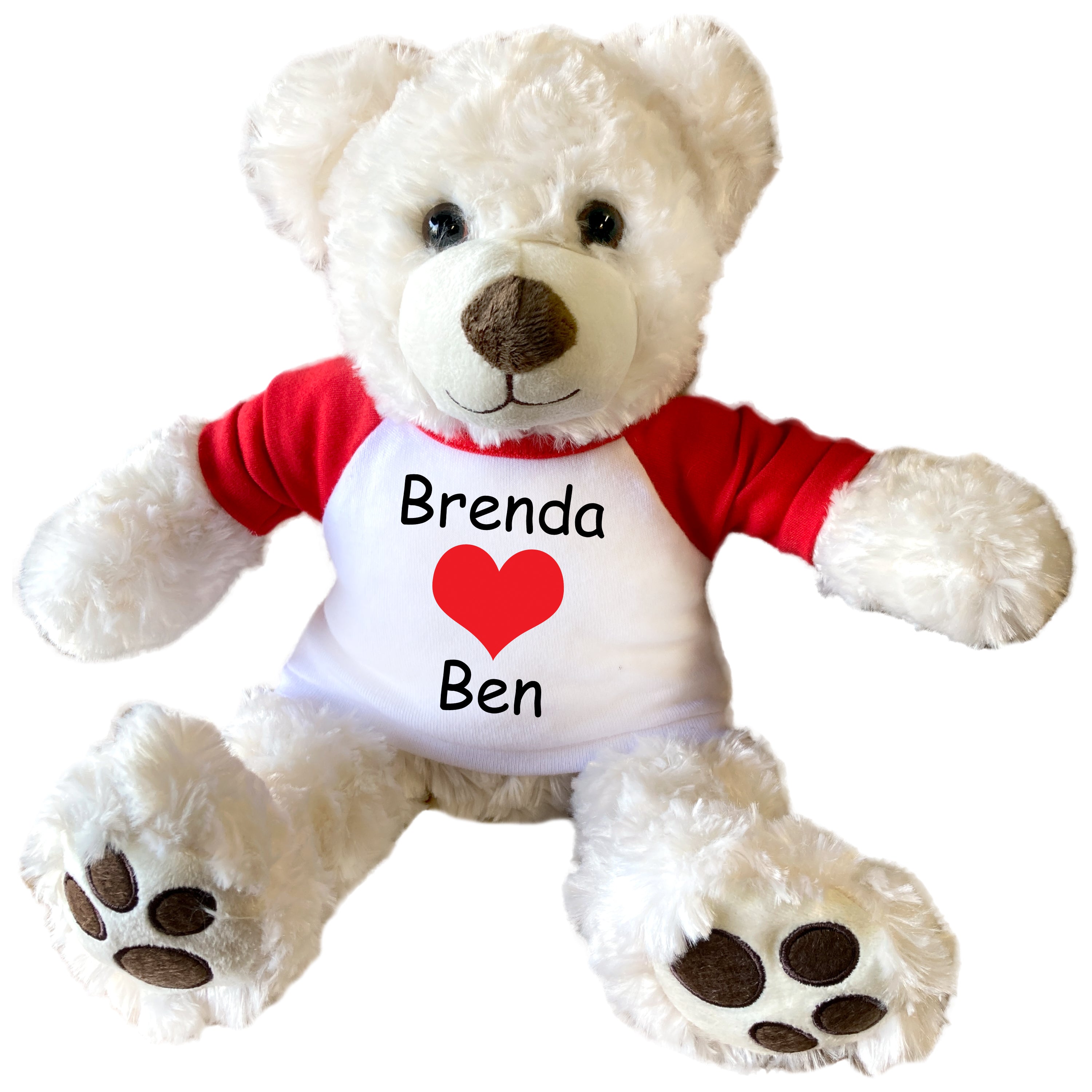 Personalized valentine deals teddy bear